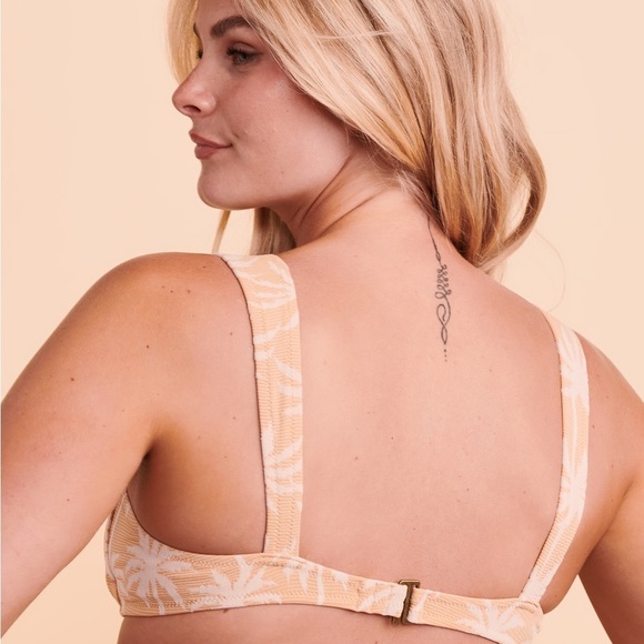 ☀️RIP CURL☀️ SURF PALMS CROP SURF PALMS BANDED CHEEKY BIKINI SET - Picture 8 of 16